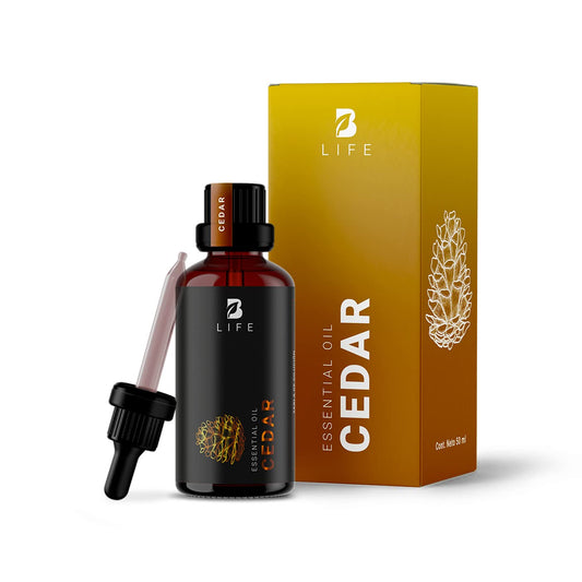 Aceite Esencial Cedro B Life 50 ml con Ingredientes Puros y Naturales Aromalogía