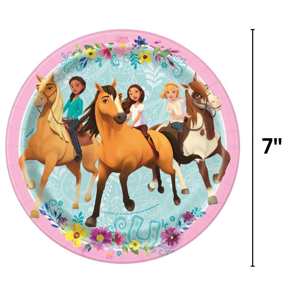 Platos de Fiesta Spirit Riding Multicolor Talla Única 8 Unidades