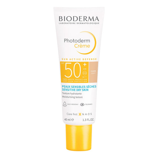 Protector Solar BIODERMA Photoderm Max Tono Claro FPS50+ Acabado Invisible 8H Hidratación