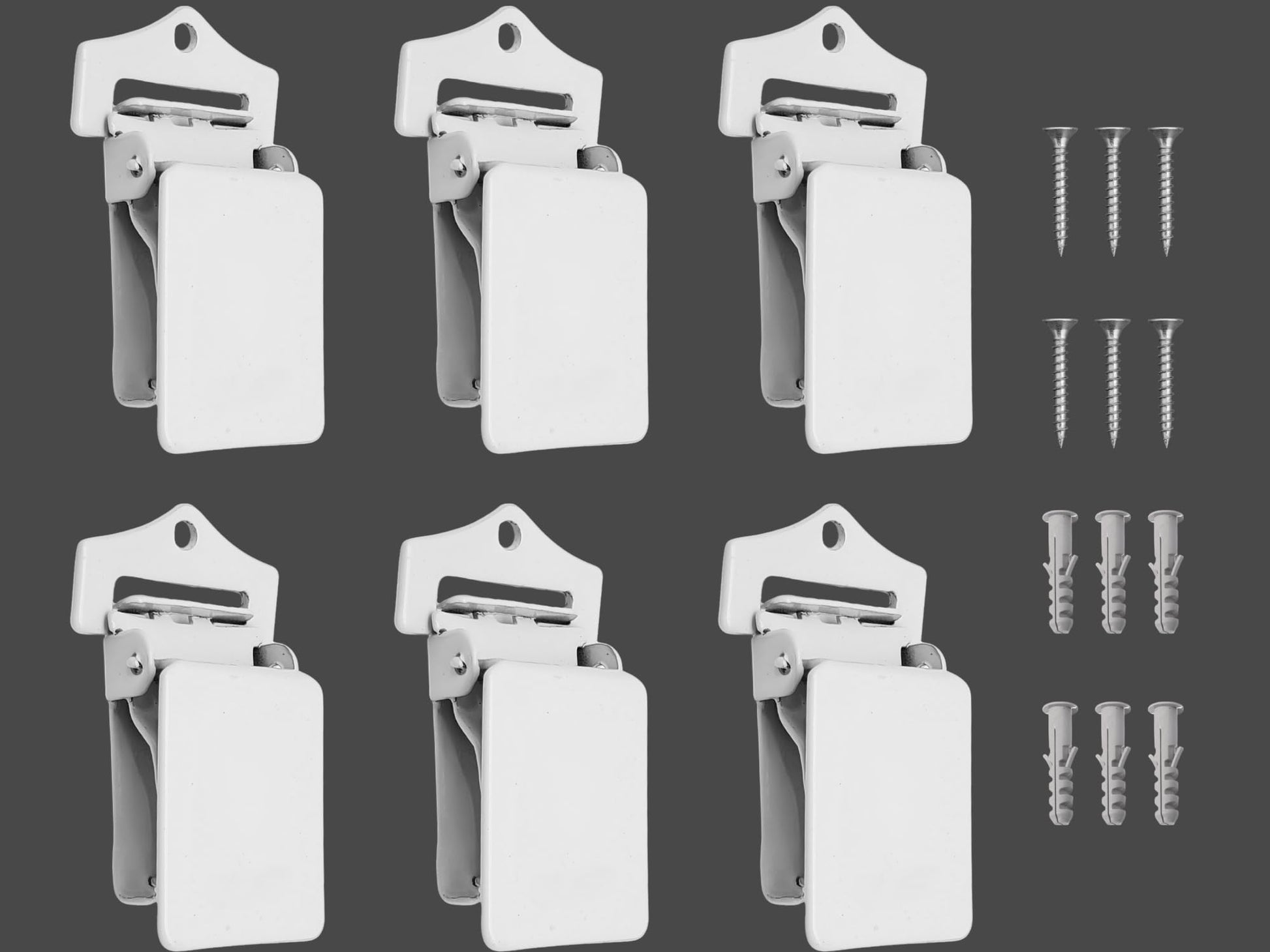 Clips de Pared Wise Linkers Blanco para Alfombras