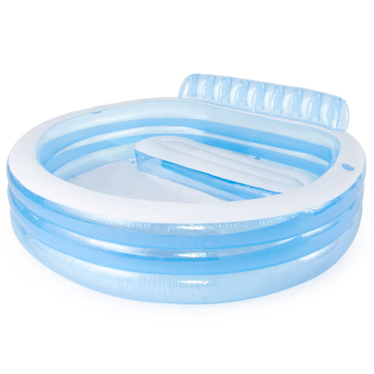Intex Swim Center™ Inflatable Family Lounge Pool, 88in X 85in X 30in, for Ages 3+