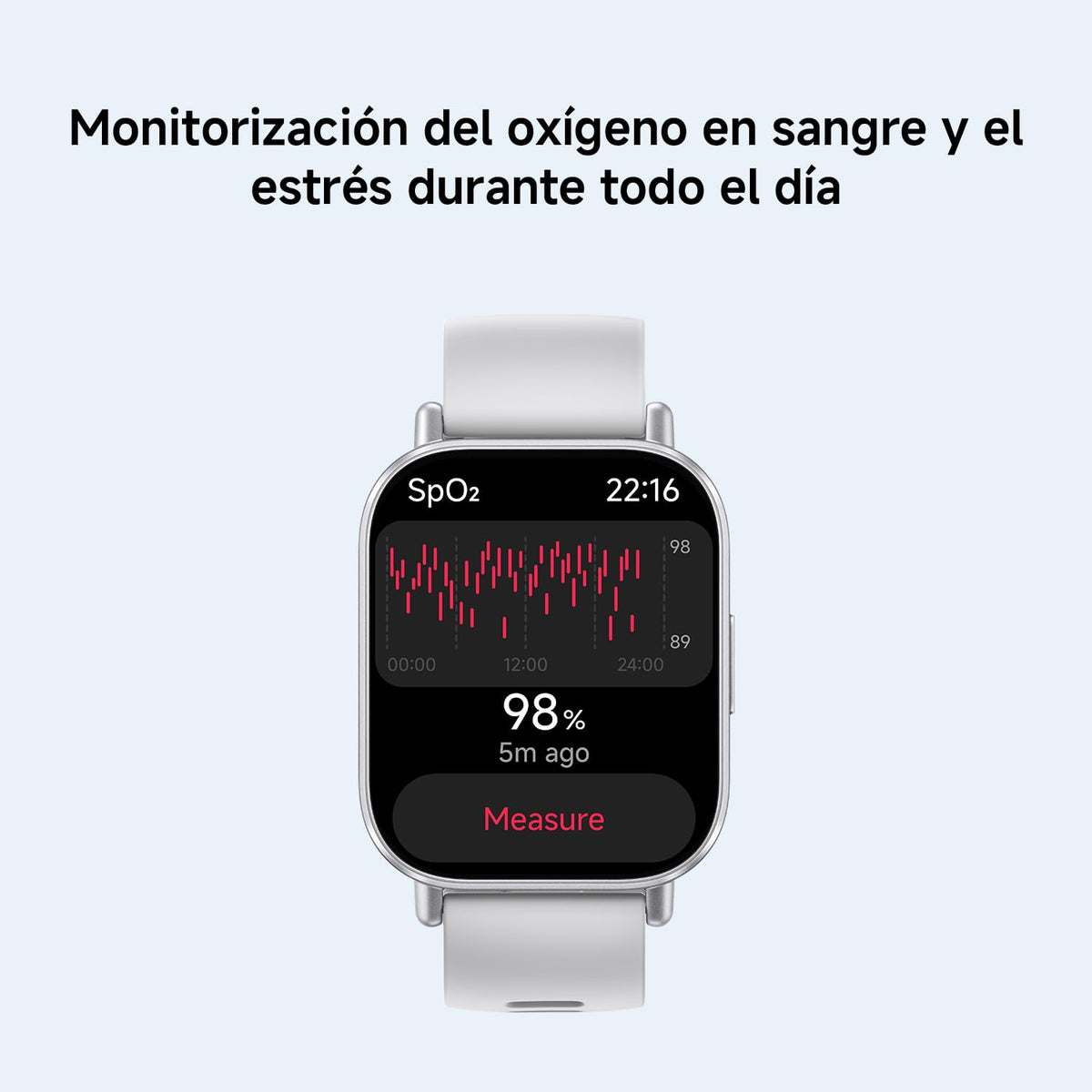 Reloj Inteligente Xiaomi Redmi 5 Active Plata Compatibilidad iOS y Android