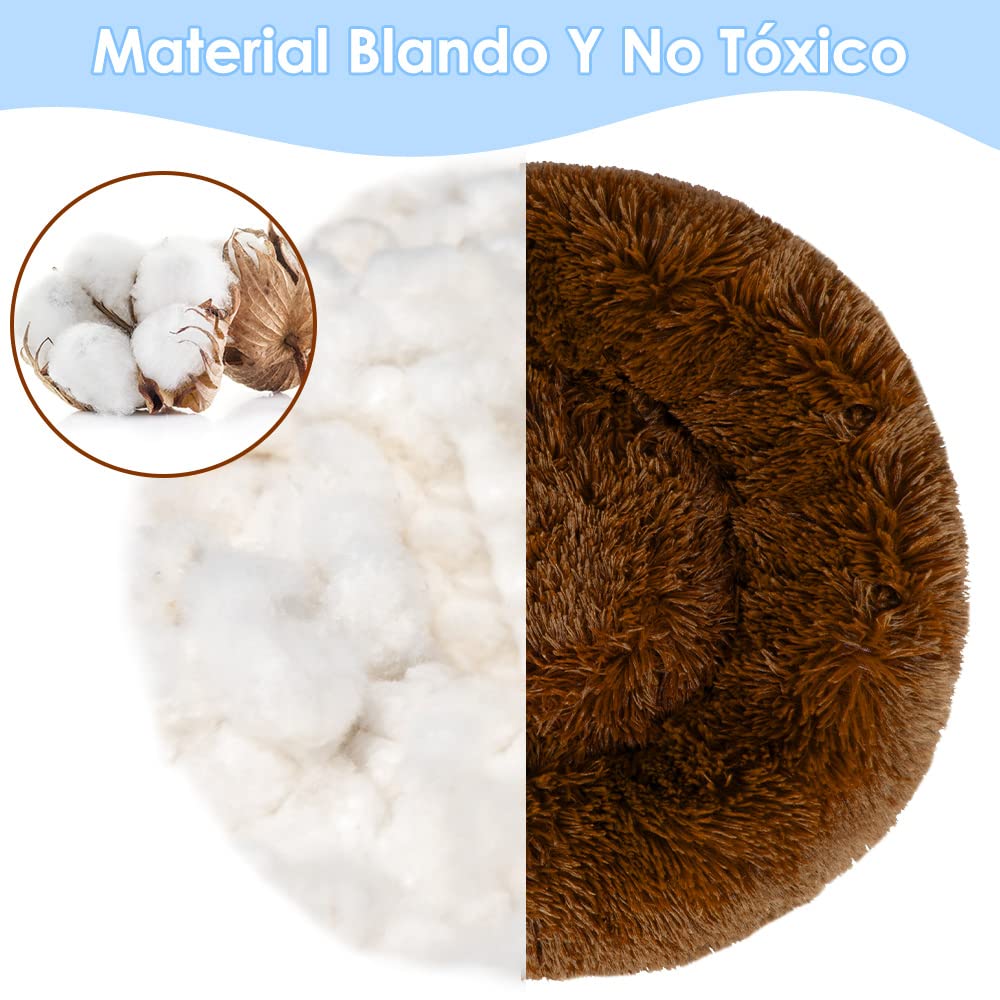 Cama de Perros y Gatos SlowTon Suave Lavable Antideslizante Felpa Calentita para Mascota