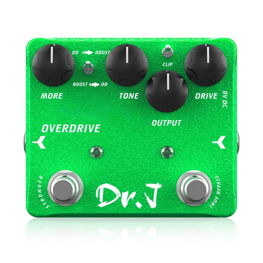 Pedal de Guitarra JOYO Verde Edición de Alta Gama Dr.J Series D60 con Tonos Cremosos y Cálidos