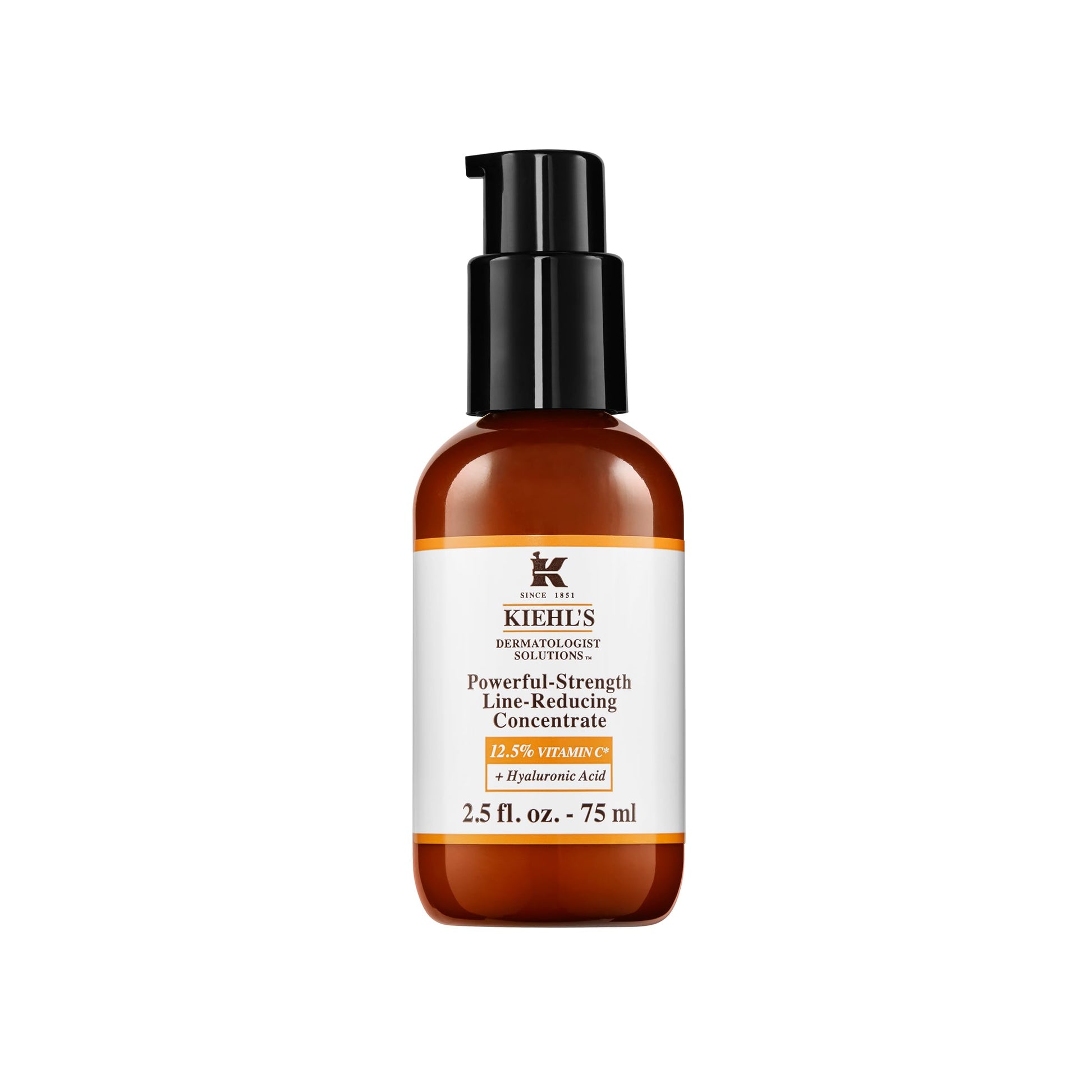 Suero de Rostro Kiehl's 12.5% Vitamina C y Ácido Hialurónico Reductor de Líneas, Aumenta Luminosidad y Firmeza 75 ml