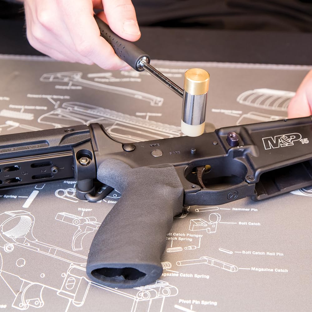 Juego de Martillo Intercambiable Wheeler Metal, Latón, Nailon y Goma para Armería