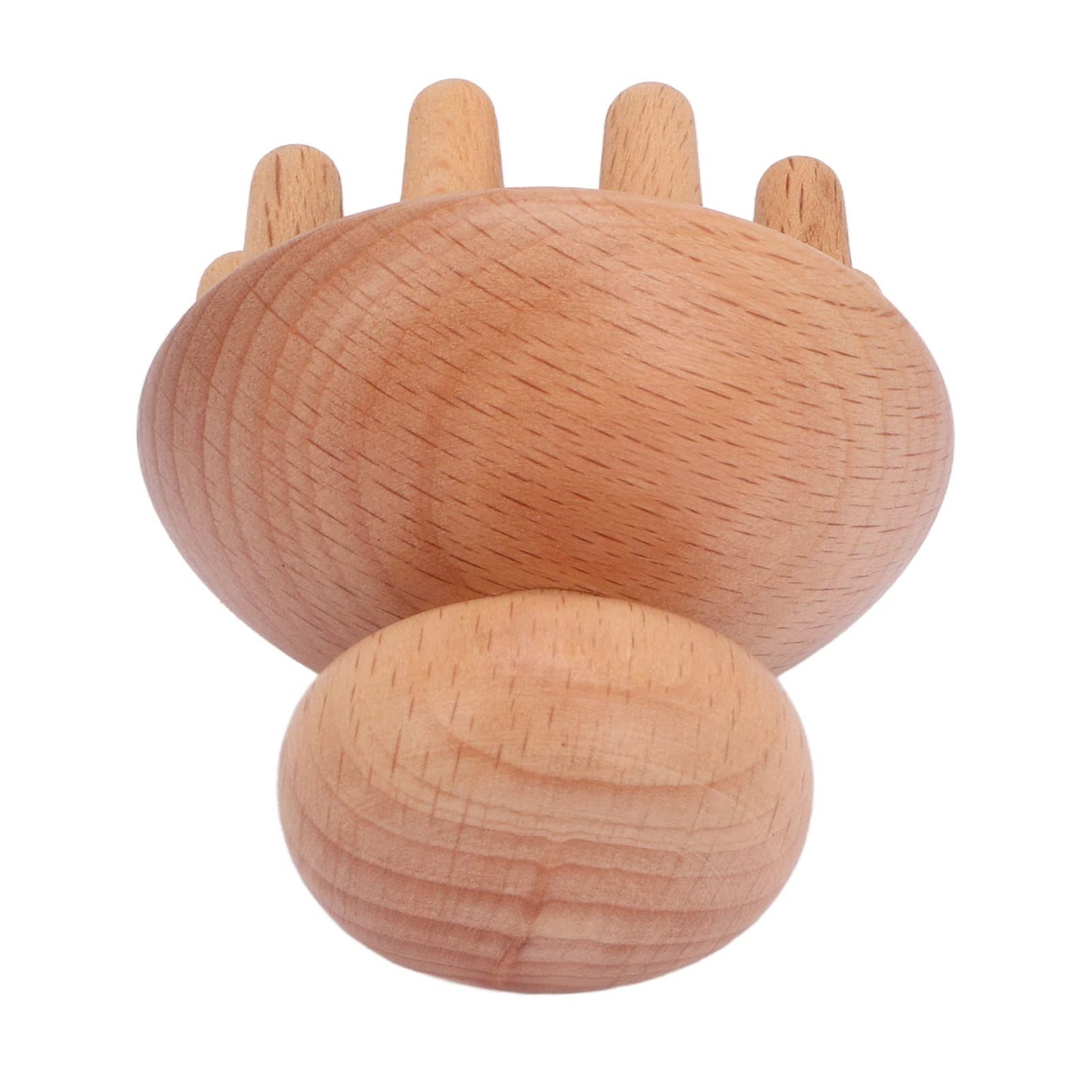 Masajeador de Madera Forma de Hongo Alivio Anticelulítico Tensión Muscular