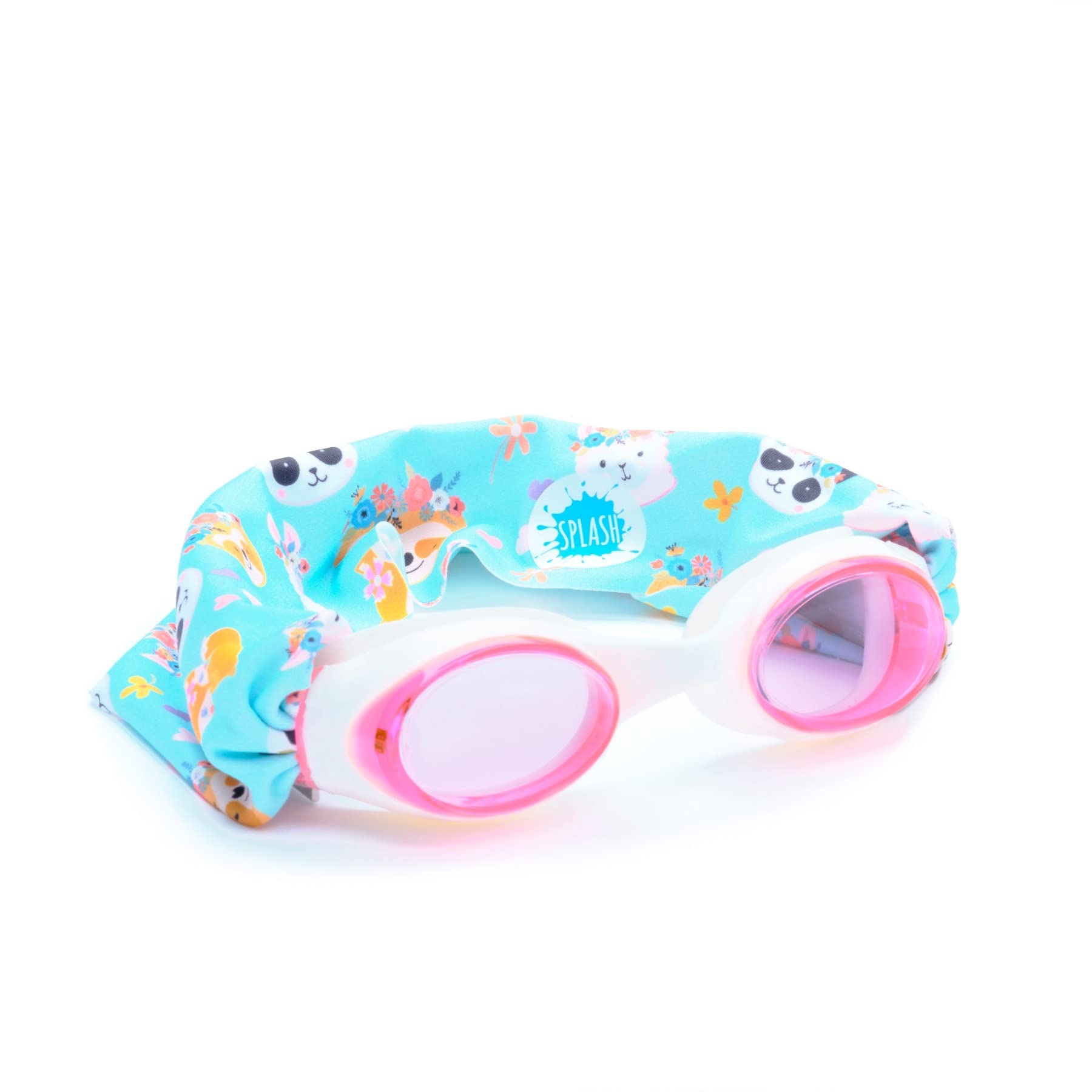 Goggles Natación Splash Place Forest Friends con Correa de Tela para Niños y Adultos