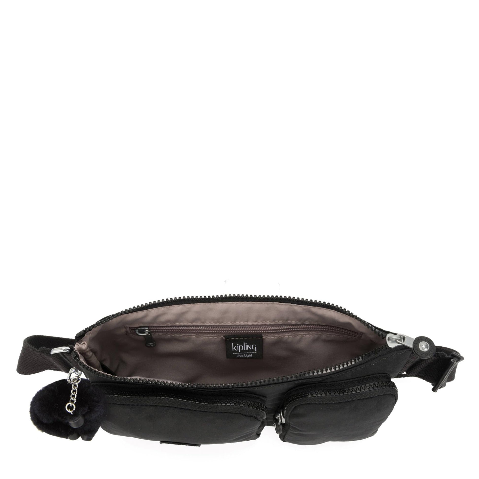 Kipling Presto Up - Cintura para mujer, Negro (Black Noir), 11"L x 6.5"H x 1.25"D, Presto Up Waist Pack