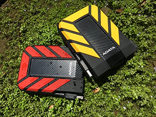Disco Duro Externo ADATA Amarillo Resistente a Golpes, Agua y Polvo 2 TB Grado Militar