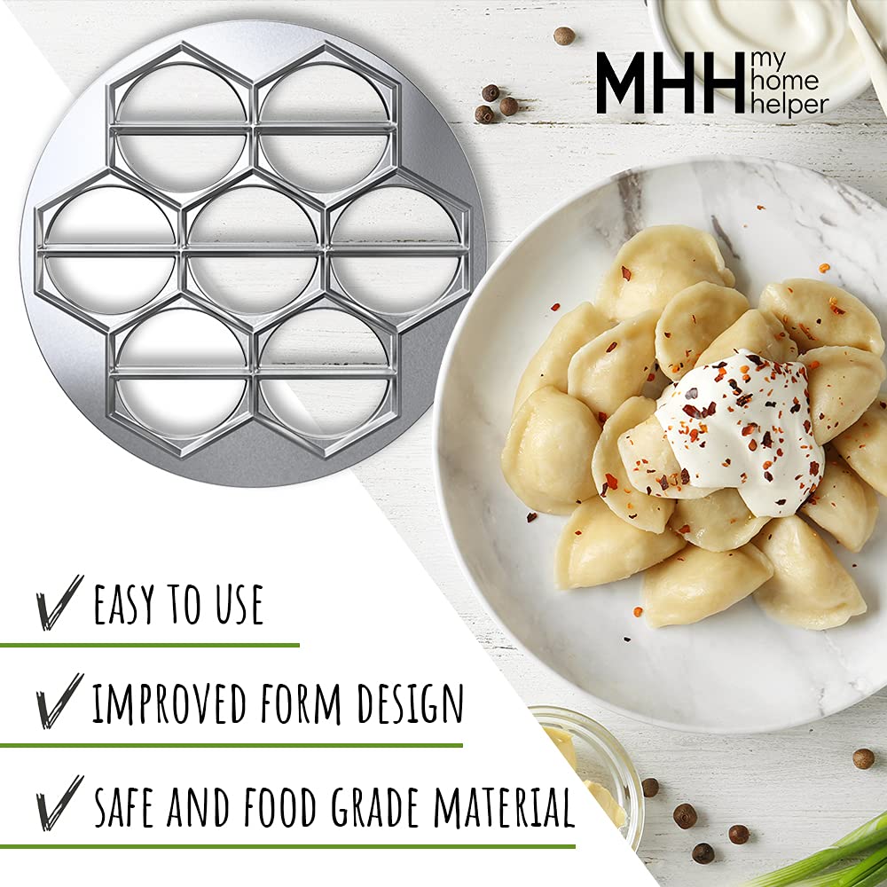 Molde de Masa Empanada Maker Plateado de Aluminio