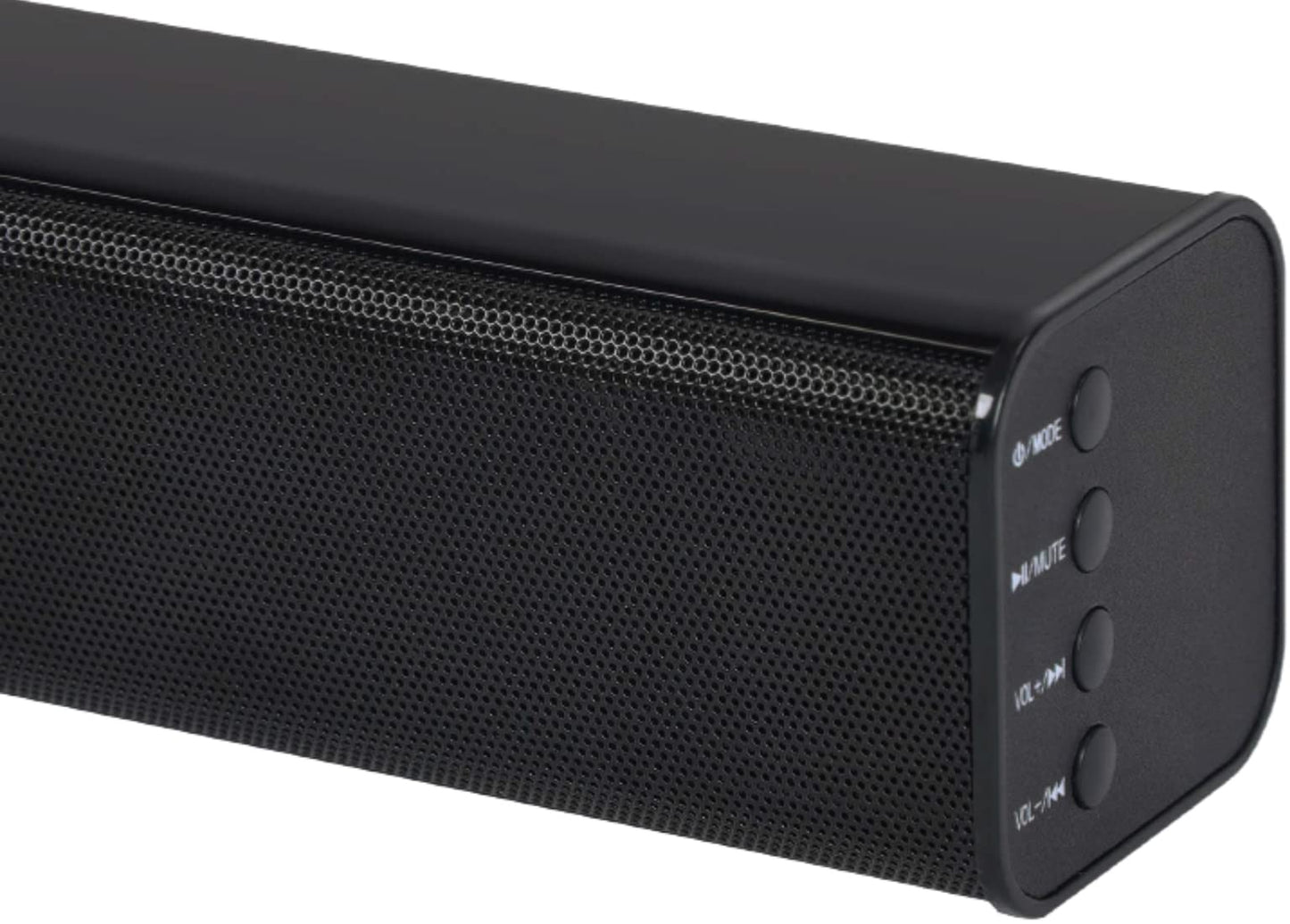 GHIA Barra de Sonido GSB-012. Audio de 2.0 Canales, Potencia 20w RMS, Batería Recargable 2200MAh. Conexión inalámbrica, Bluetooth, USB, Radio FM, Puerto Óptico.