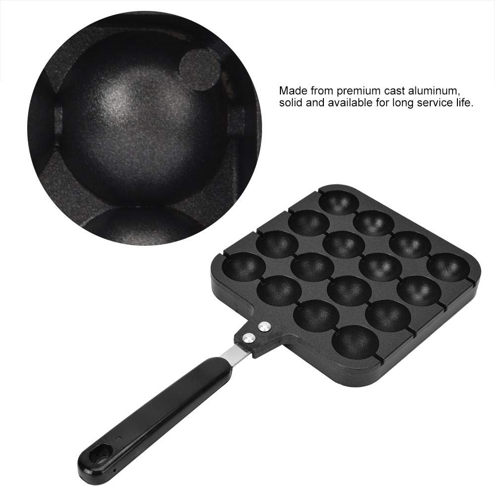 Takoyaki Grill Pan Plate, antiadherente para cocinar, molde para hornear, bandeja de aluminio fundido, antiadherente, comida japonesa, panqueque redondo