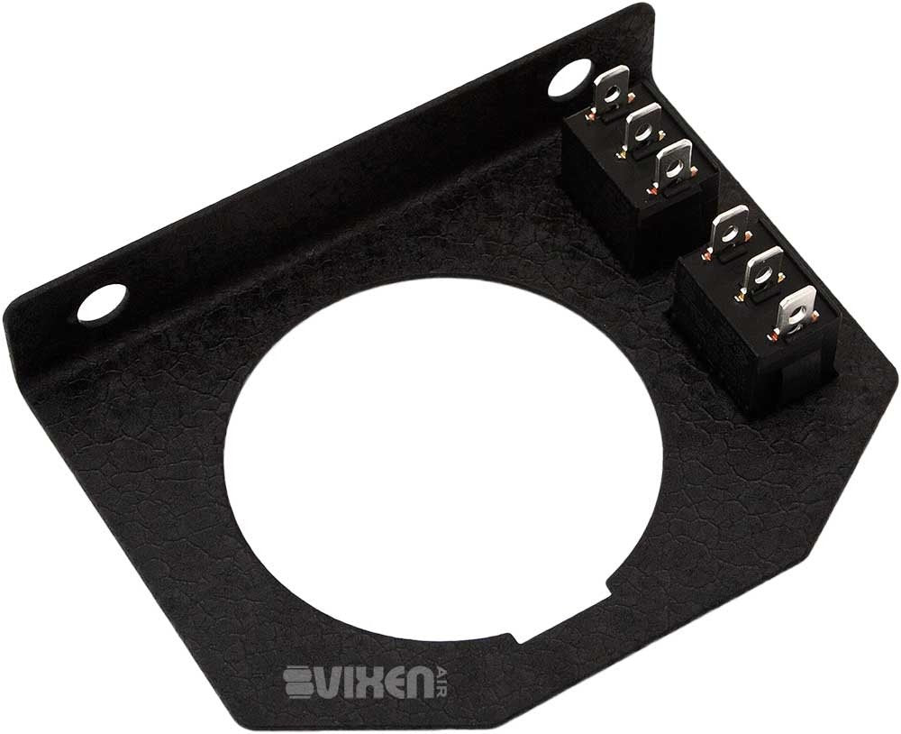 Manómetro de Presión de Aire Vixen Air 2 Pulgadas con Aguja Doble y Panel de Instrumentos de Metal