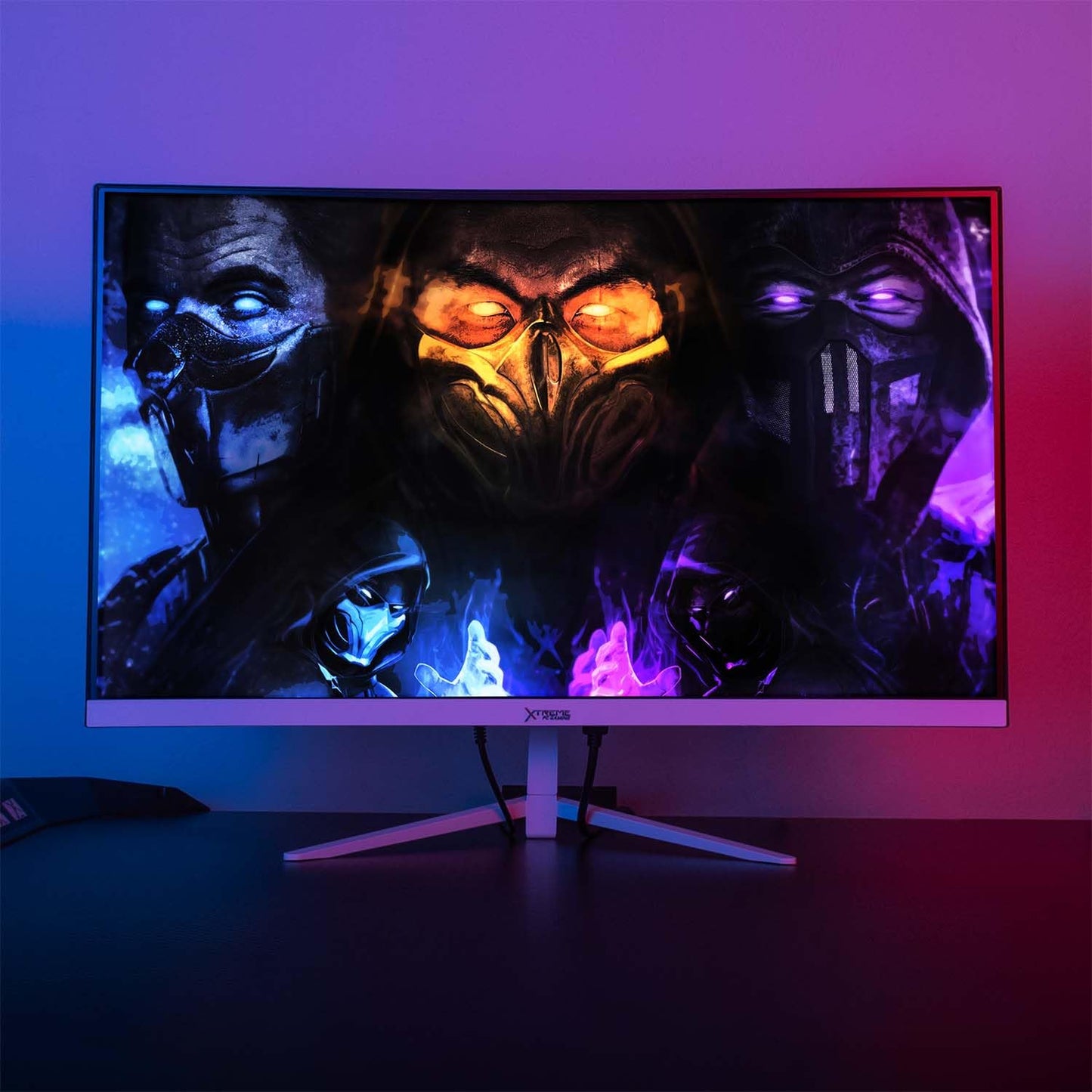 Monitor Gamer XTREME PC GAMING Blanco Curvo Clarity 23.8" 4ms 100Hz FHD VA HDMI