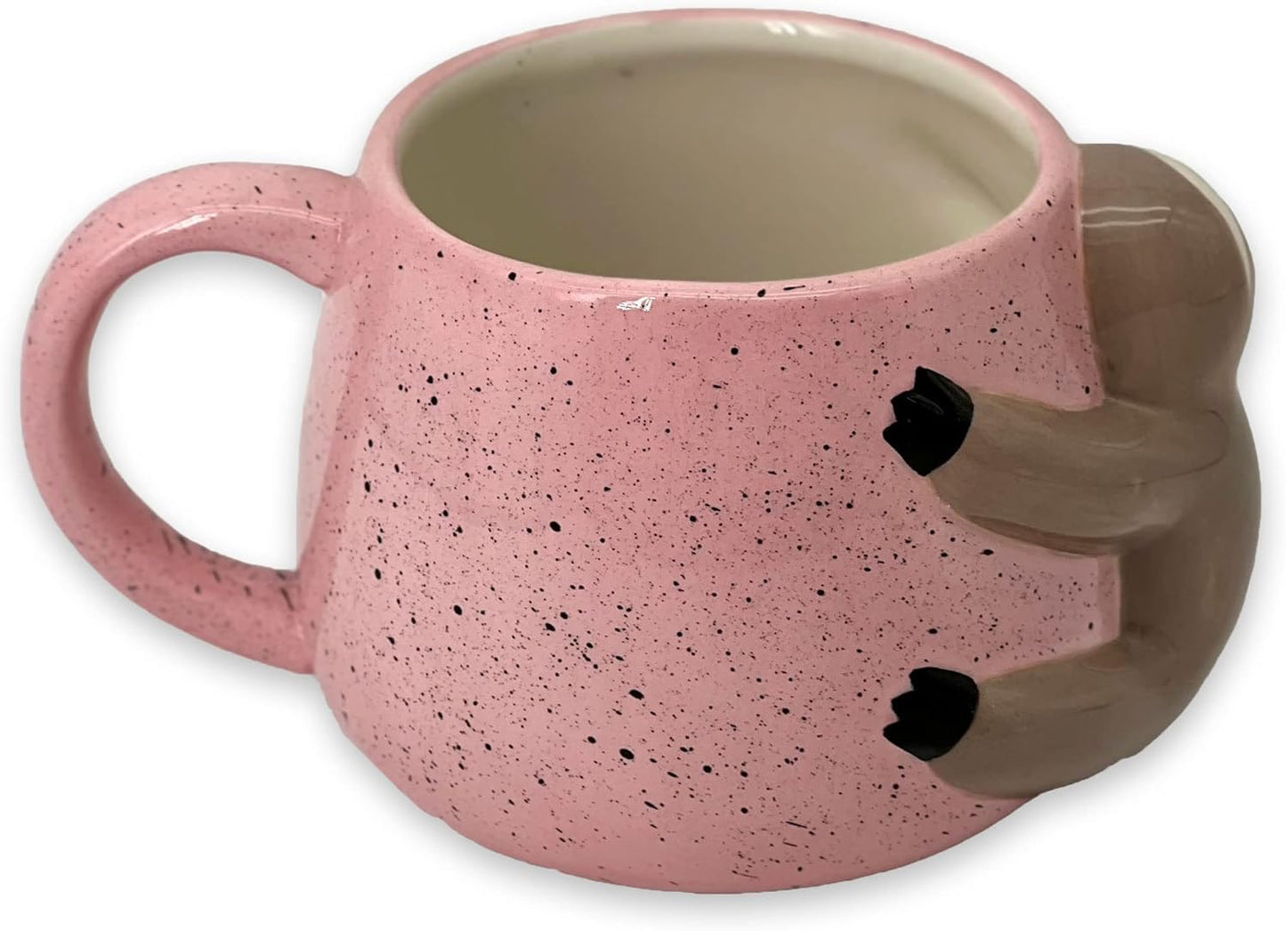 Tazas de Café de Cerámica VOTUM Blanca con Diseño Animal Hecha a Mano