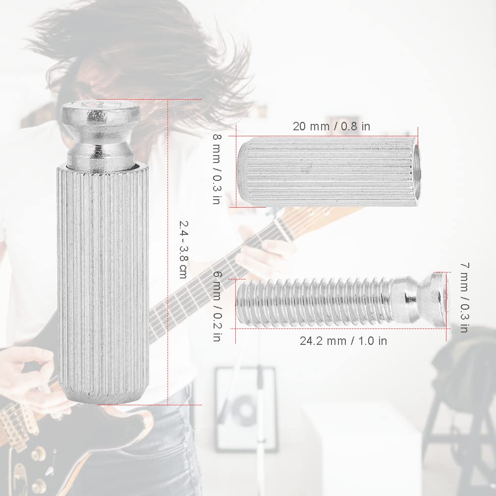 Perno de Anclaje Tremolo, Guitarra eléctrica, alta calidad, ajustable, aleación de Cobre y Zinc, seguro y durable, para Floyd Rose, guitarristas profesionales, home studio, escenas en vivo.