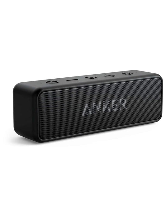 Soundcore Anker 2 Bocina Bluetooth Potente, batería de 24 Horas, protección contra el Agua IPX7, Graves enormes con Dos Controladores de Graves