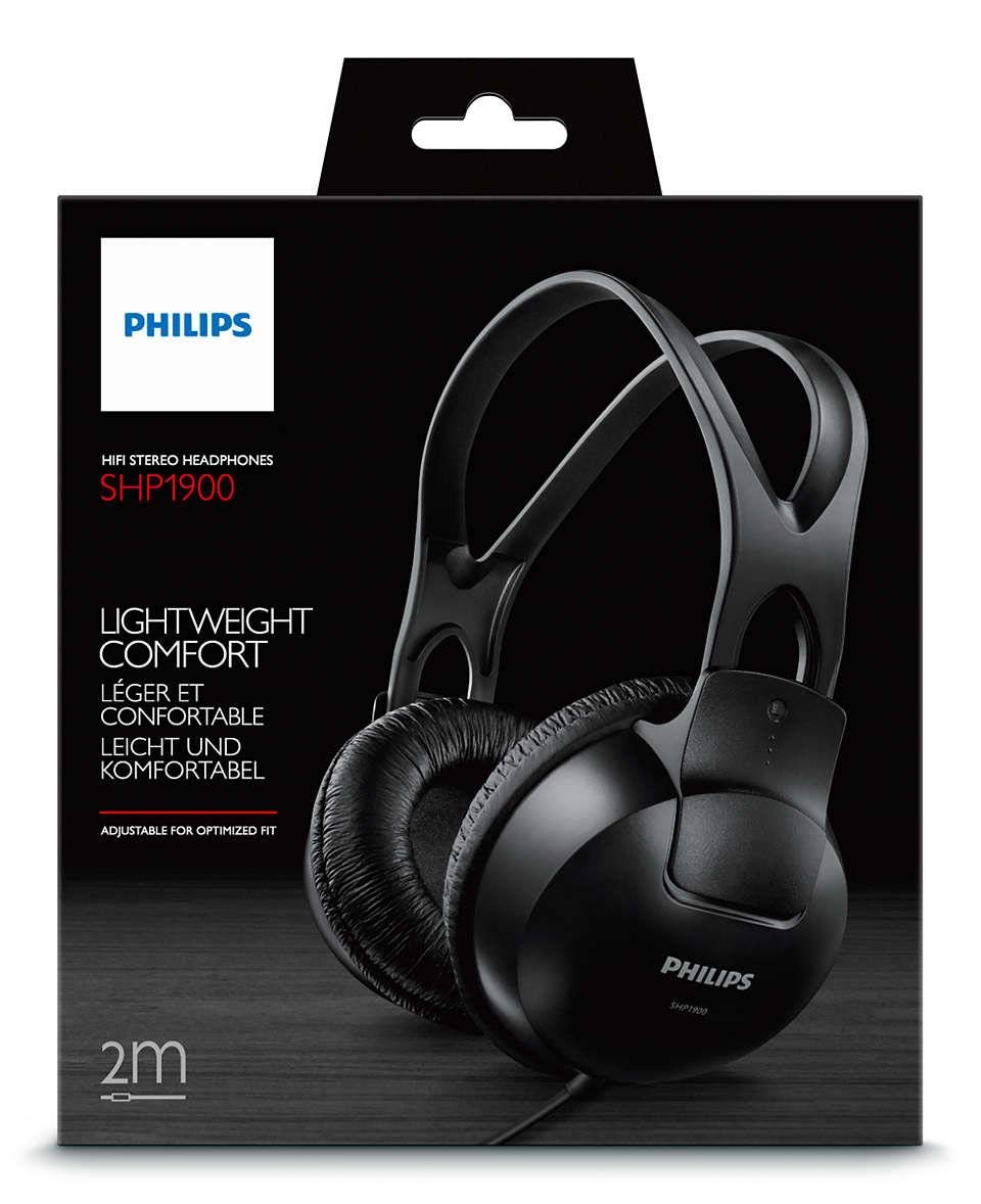 Audífonos Philips Negro Circumaural Diadema
