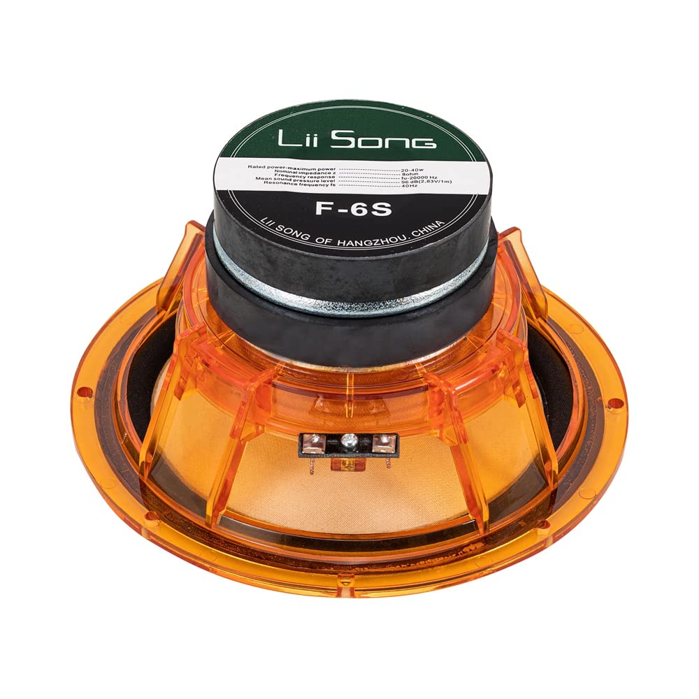 Altavoz Audiophile HiFi Lii Song 6.5 Pulgadas Cono de Papel 2023 Actualización F6S Par