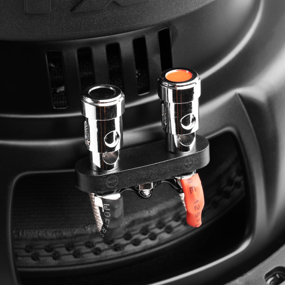 NVX VSW102v3 - Subwoofer Dual de 2 ohmios (versión 3) de 1200 W de Pico (600 W RMS) de 10 Pulgadas VS-Series v3