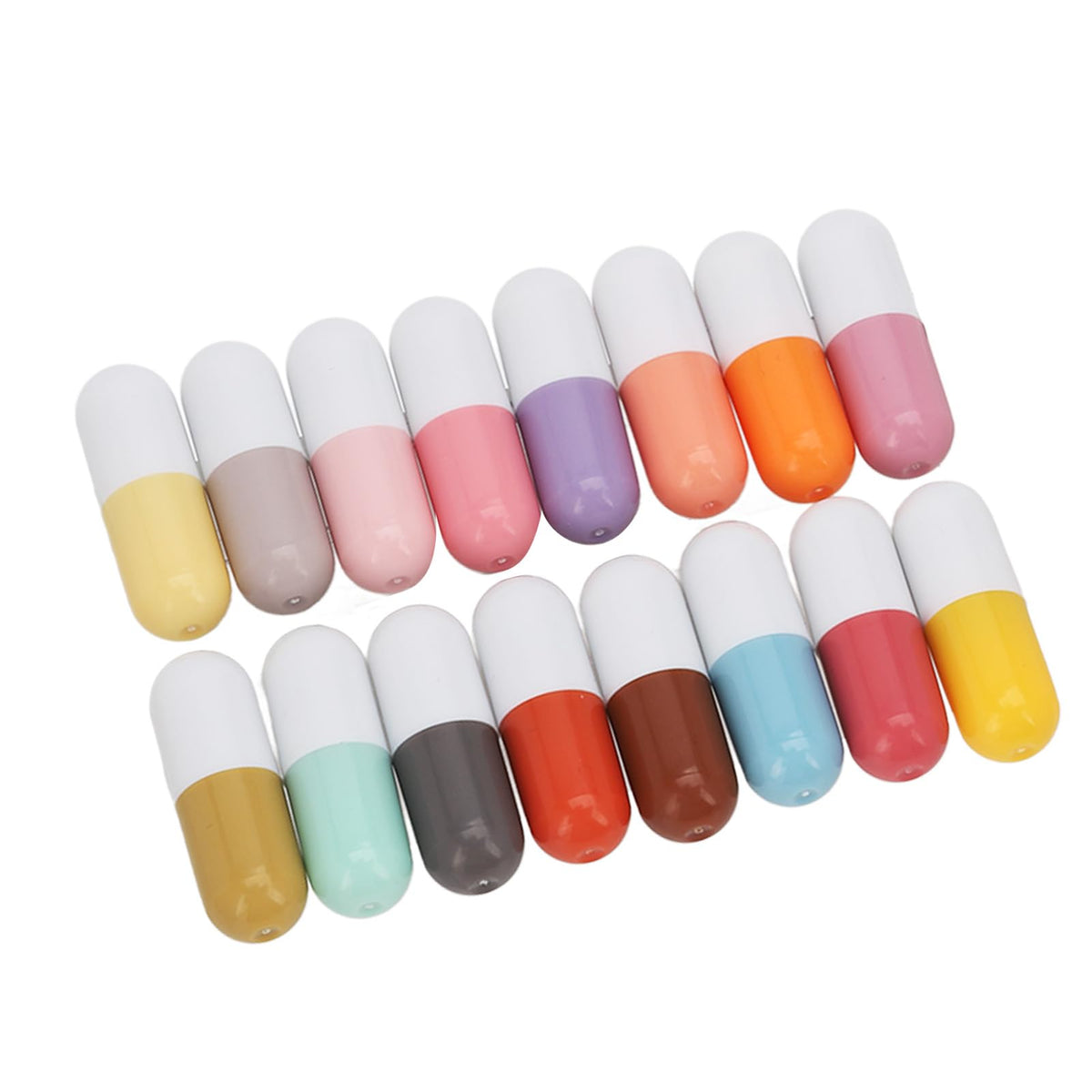 Juego de Mini Lápiz Labial de 16 Colores, Lápiz Labial Mate Resistente Al Agua de Larga Duración para Mujeres con Hidratante, Juego de Lápiz Labial en Cápsulas con Diseño Portátil