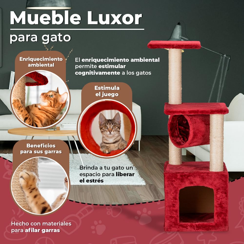 Fancy Pets Mueble/Rascador para Gato Alejandria de 92 Centímetros de Altura