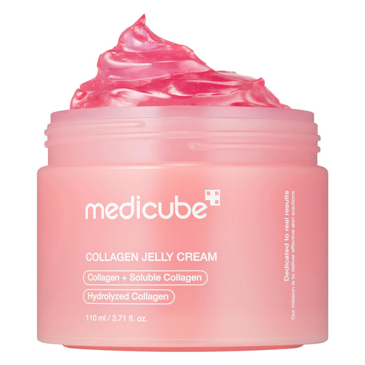 Medicube Crema de Gelatina de Colágeno- Niacinamida y Colágeno Hidrolizado Liofilizado - Aumenta La Hidratación de La Barrera de La Piel y Da Brillo 24H y Aspecto Lifado - Sin Color Artificial, Cuidad