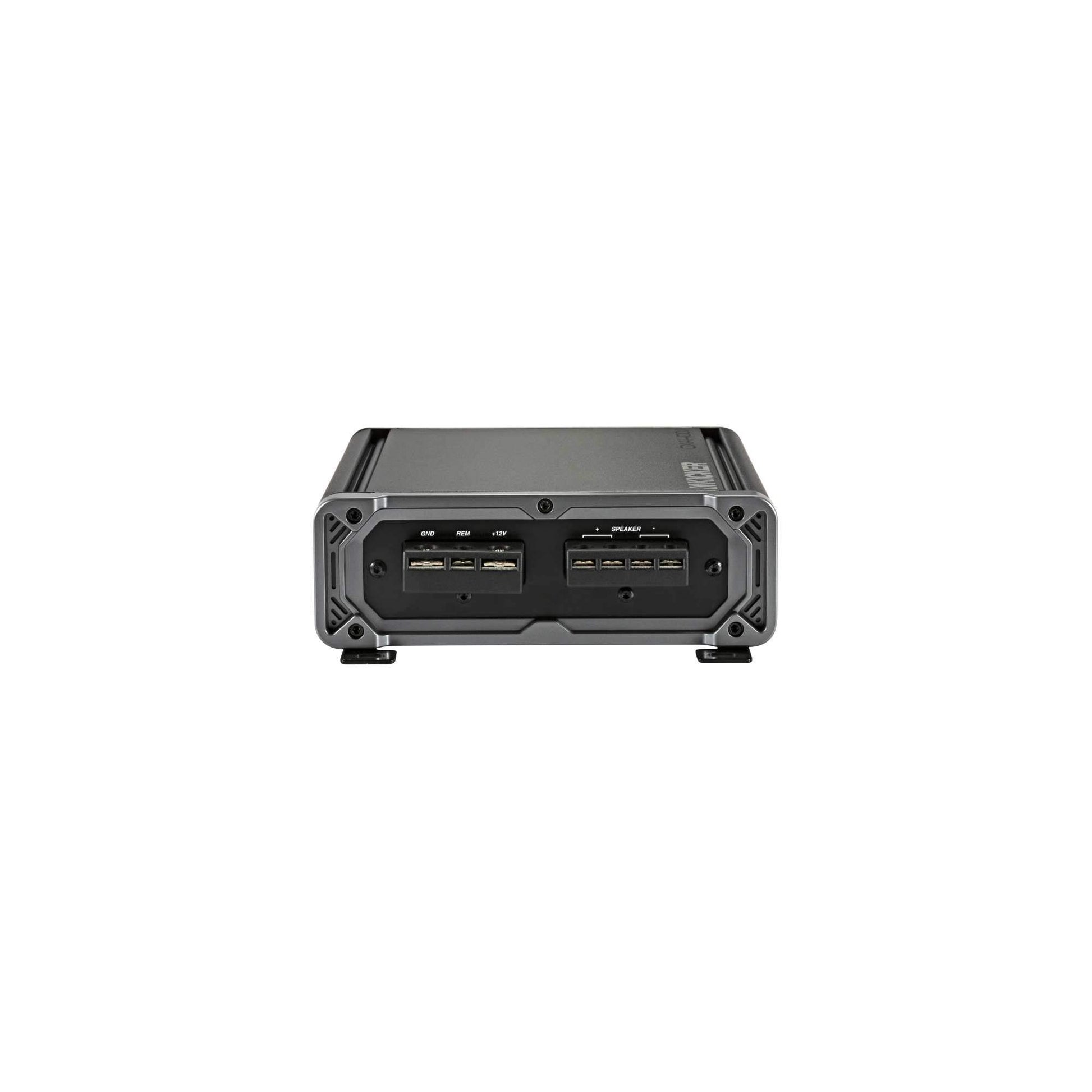 Amplificador Mono Kicker 400 Watt CX400.1 Negro para Audio de Coche