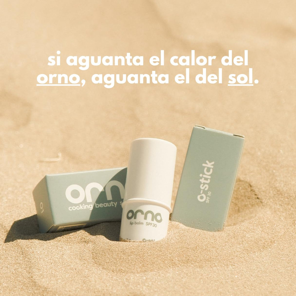 ORNO O-Stick Bálsamo Labial Protector solar SPF 30 con Vitamina E y Manteca de Karité