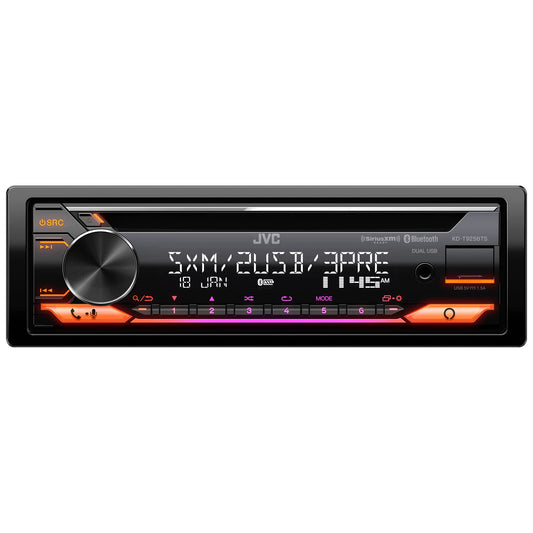 Receptor Estéreo Bluetooth JVC Negro con Pantalla LCD para Automóvil y Ecualizador de 13 Bandas