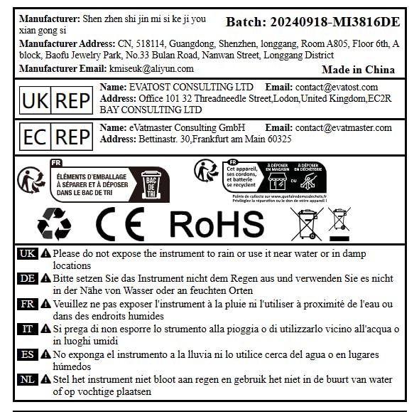 Teclado Eléctrico Kmise Blanco 88 Teclas Semi-Ponderado Plegable con Bluetooth MIDI y Bolsa de Transporte