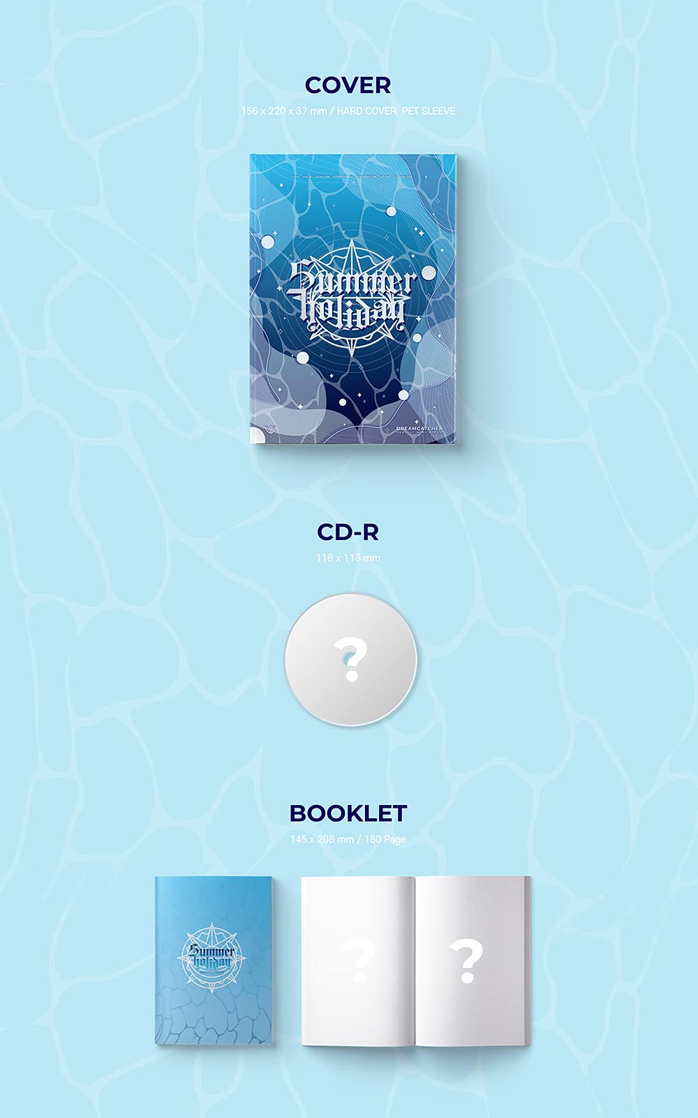 genie music DREAMCATCHER - Juego de álbum de vacaciones de verano [edición limitada G ver.] + tarjetas de fotos adicionales