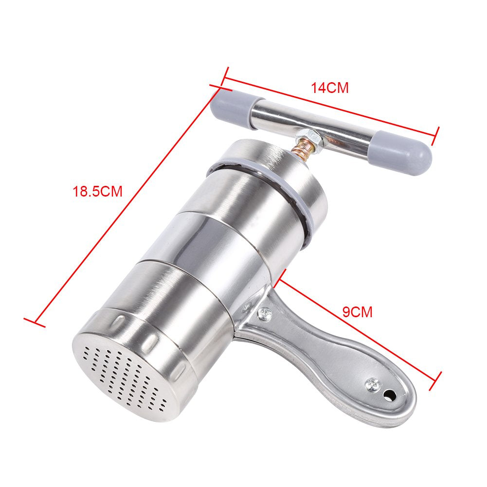 Manual Tallarines de Máquina de Fideos Pasta Fabricante Exprimidor de Jugo de Máquina Herramienta de Fabricación de Manivela Utensilios de Cocina