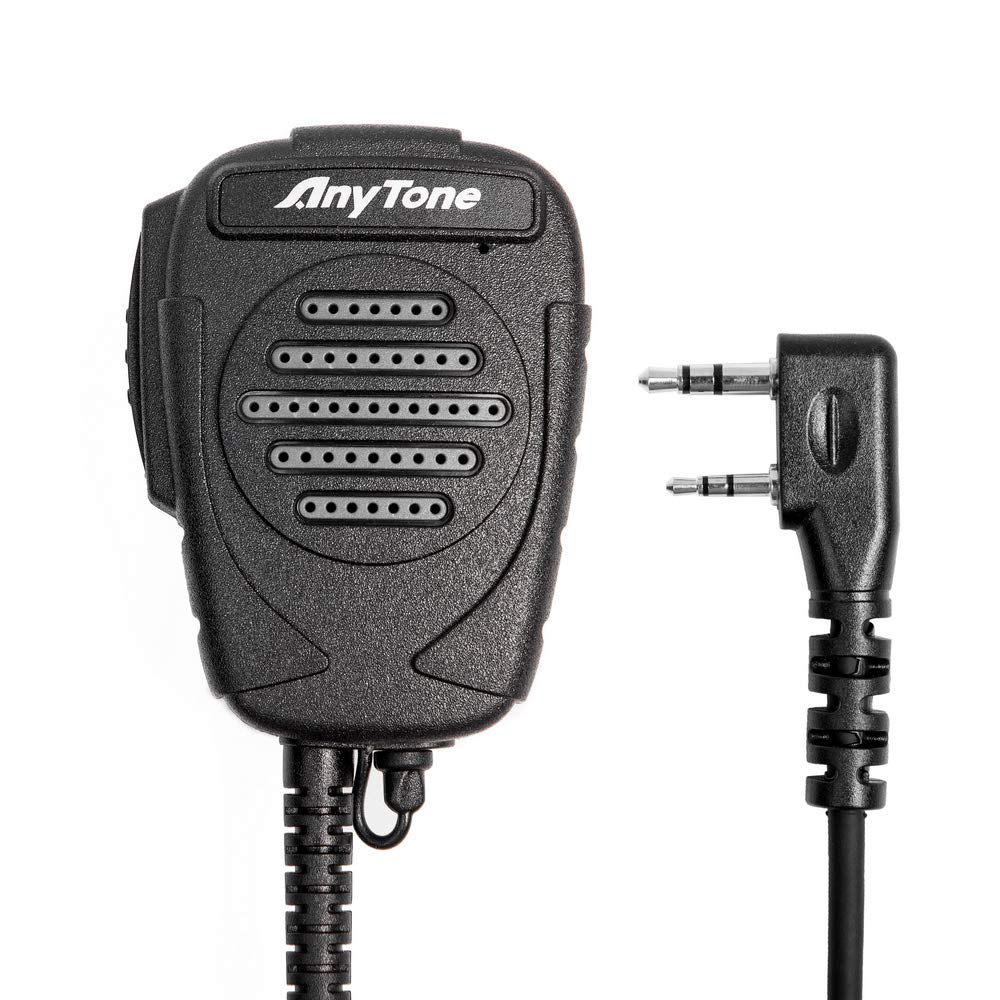 AnyTone - Altavoz MIC para radio de dos vías AT-D878UV Plus/D878UV/D868UV