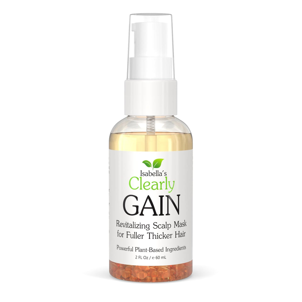 Aceite para Crecimiento del Cabello Clearly GAIN Natural con Aceite de Ricino Salvia Romero para Hombres y Mujeres