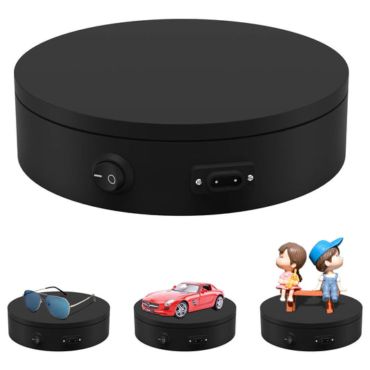 Tocadiscos Motorizado Profesional Negro para Exhibición de Tiendas y Productos