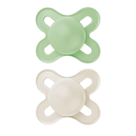 MAM Original Start - Chupetes de bebé mate para 0-3 meses, pezón de silicona sin BPA, fácil de limpiar, ideal para bebés recién nacidos, desarrollado con expertos médicos, 2 unidades de Binkies con