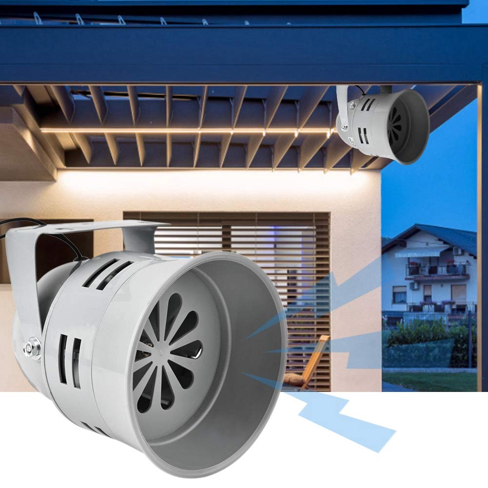 Dioche Alarma para Motor, Cuerno de Sirena Eléctrico Industrial de Seguridad y Prevención contra Incendios, 40W (DC12V)