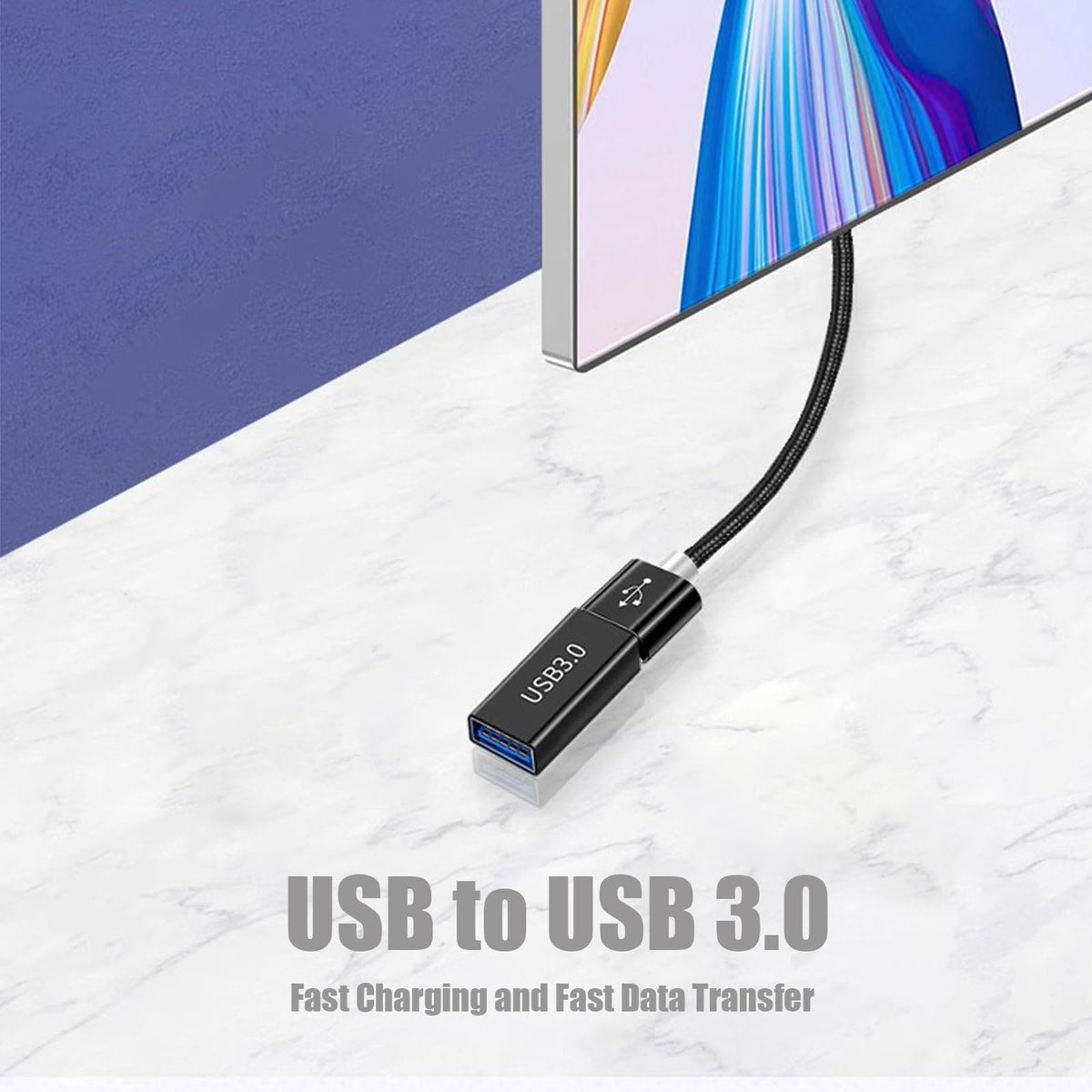 Adaptadores USB Hembra a Hembra Paquete de 8 Compatibles con MacBook Pro/Air, iPad Pro, Google Pixel