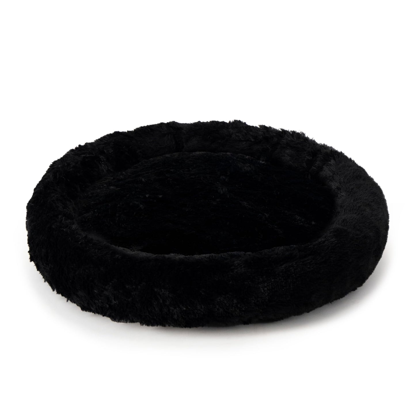 Cama para Perro Hills Negro Tipo Dona Anti Estrés Large