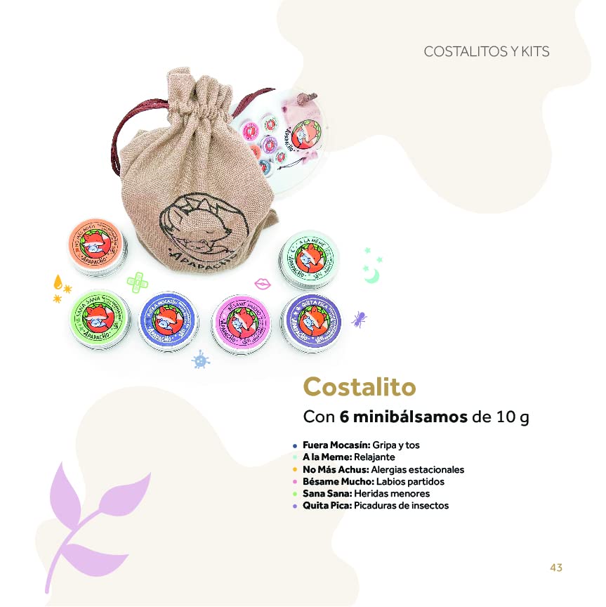 Kit de Bálsamos Apapacho Costalito Perfecto botiquín