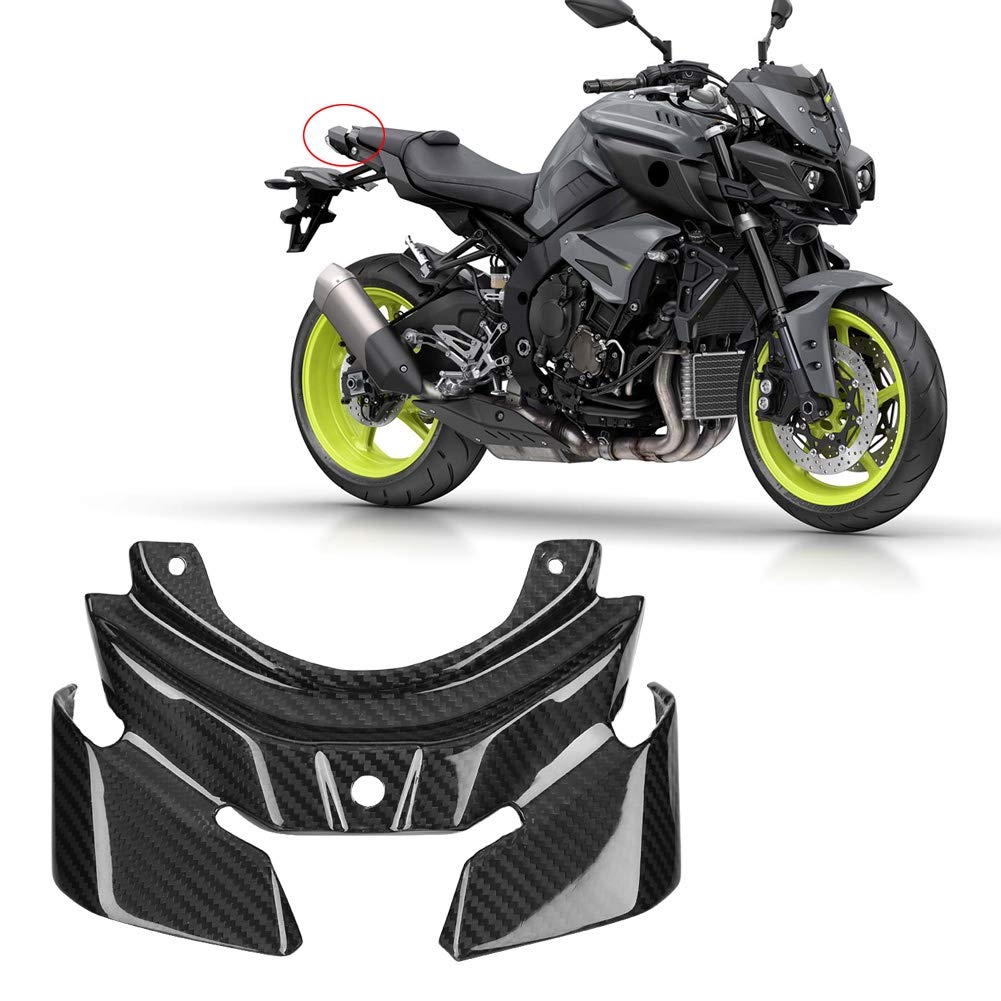 Acouto Cubierta de protecci de la luz trasera de la motocicleta de fibra de carbono para MT-10/FZ-10 2016-2018 accesorios de la motocicleta
