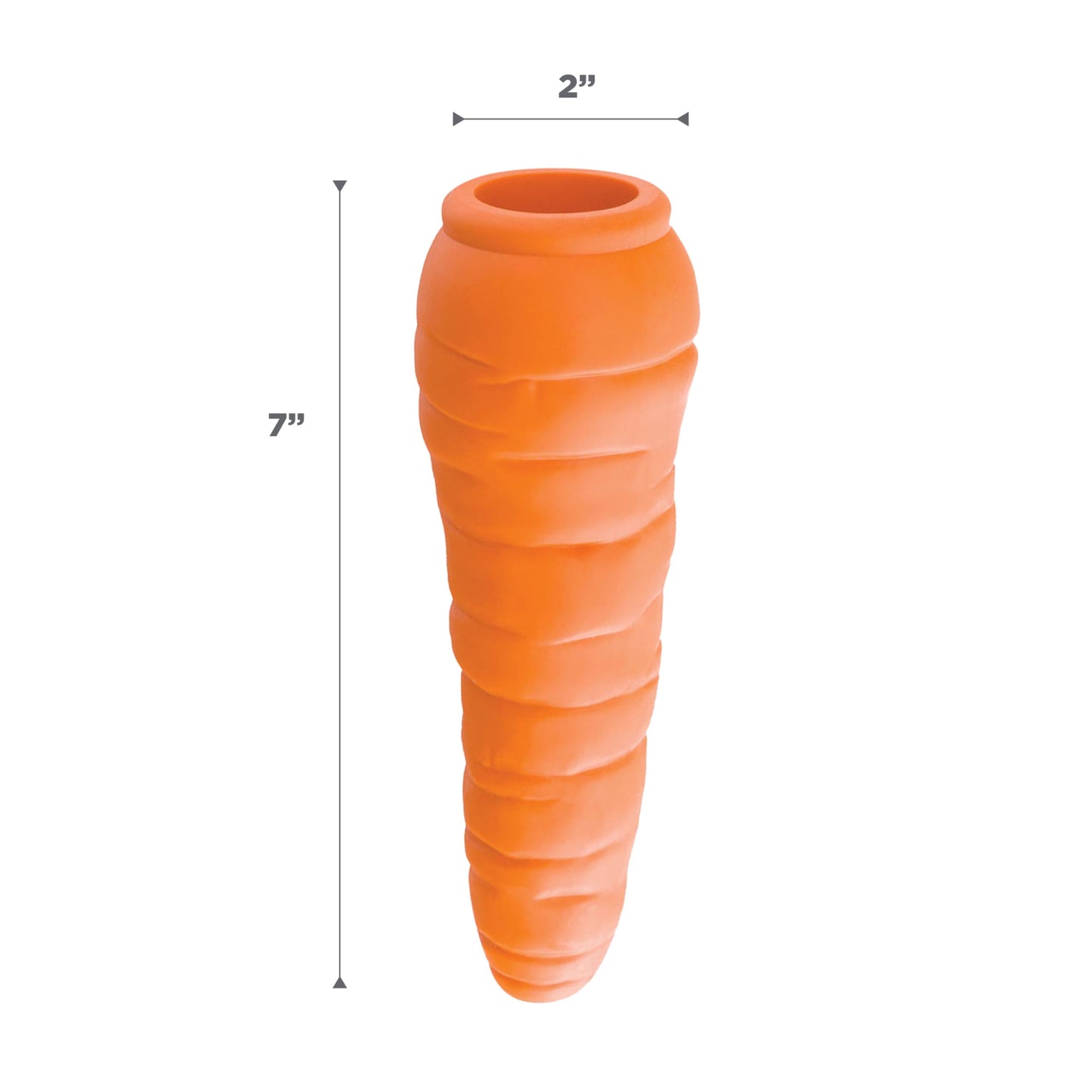 Juguete para Perros Planet Dog Orbee Tuff Naranja Duradero 7 Pulgadas Fabricado en EE. UU.