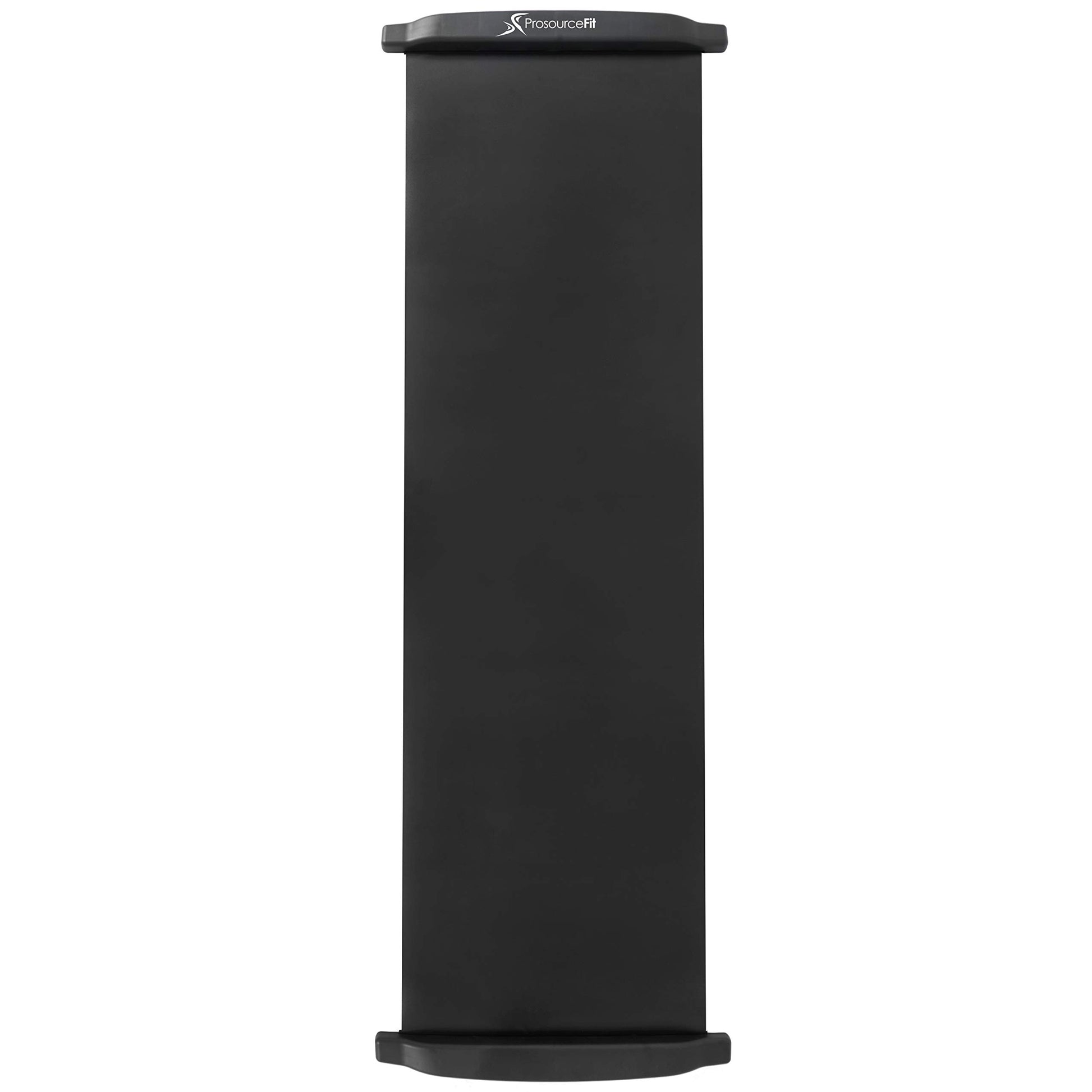 Tapete de Deslizamiento ProSourceFit Negro con Tope para Ejercicios en Casa y Entrenamiento Deportivo