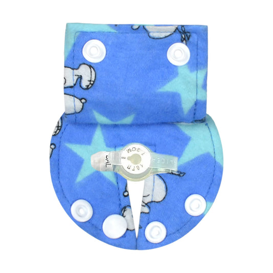 Almohadillas de tubo de alimentación con tapa para tubo G o tubo J reutilizables y cómodas, paquete de 7