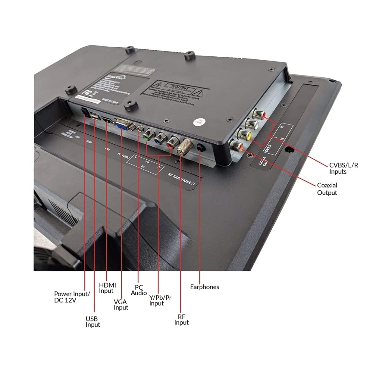 Televisor Supersonic SC-1911 Negro 48.3 cm 1366 x 768 Pixeles ATSC