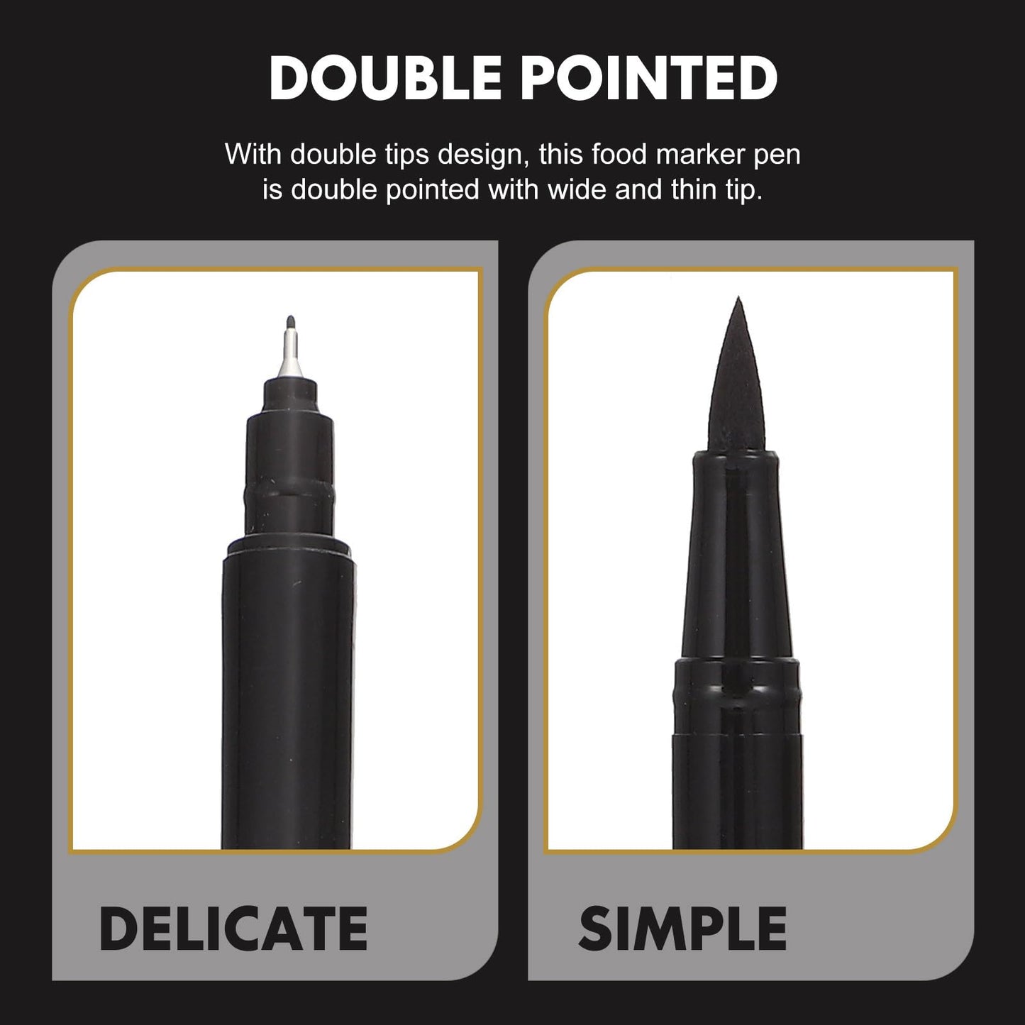 Pluma Kitchen Pen Finante de Plástico para Dibujo en Casa