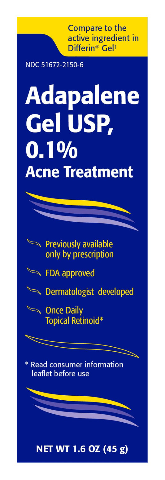TARO- "Gel para el tratamiento del acné Taro Adapalene 0,1% sin parabenos (1,6 oz)