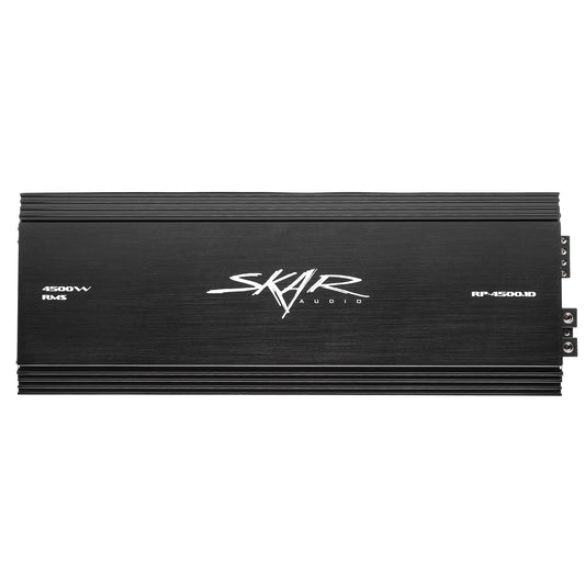 Amplificador Monobloque Skar Audio RP-4500.1D Negro con Control Remoto de Nivel de subwoofer 4500W